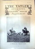 Original Old Antique Print Horse Racing Awkward Spill Remarkable Snapshot 1906