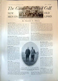 Antique Print Golf A Barry Osmund Scott Rules J Lowther Hunting Dress 1906 20th