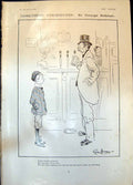 Antique Old Print Humour Something Unexpected Geo Belcher Mr H B Irving 1906