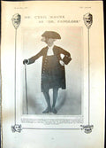 Antique Old Print Cyril Maude Dr Pangloss Oscar Asche Angelo Deputy Duke 1906