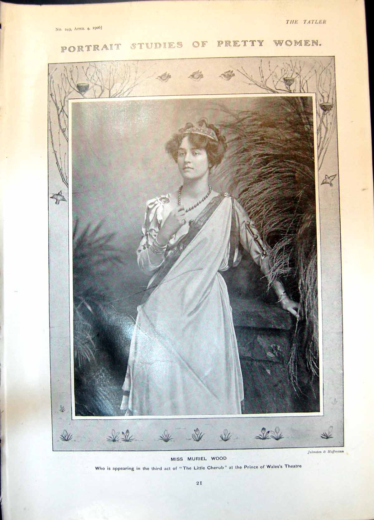 Old Miss Muriel Wood Little Cherub T Fisher Unwin London Publisher 19 20th