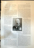 Antique Print Sir John Brunner Lights London Joseph Bevan Braithwaite 1906 20th