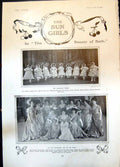 Antique Print Beauty Bath Crinoline Dance Bun Girls Sydney Fairbrother 1906