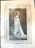 Antique Old Print Evelyn Millard Brigadier Gerard Violet Lloyd Mr Popple 1906