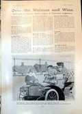 Old Antique Print Humour Rural Policeman Jones Captain Trentham Lady 1906 20th