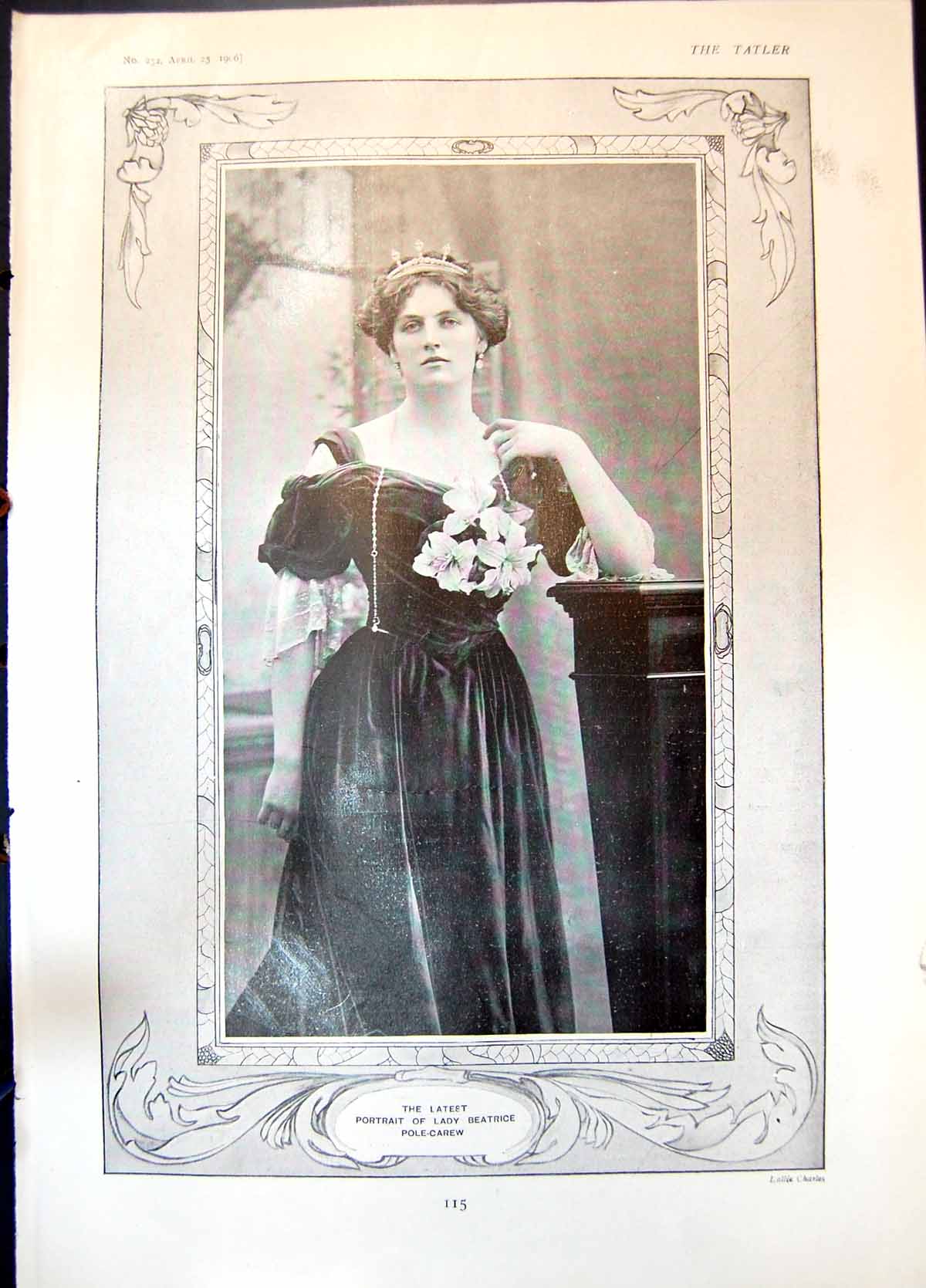 Old Lady Beatrice Pole-Carew Alexandra Vocal Quartet Frau Wittich 190 Victorian