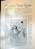 Old Humour Gent Lady Dress Same Great Grandmothers Wedding Dress1906 20th