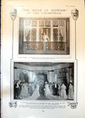 Antique Print Belle Mayfair Vaudeville E May Louie Pounds Newlywed Sport190