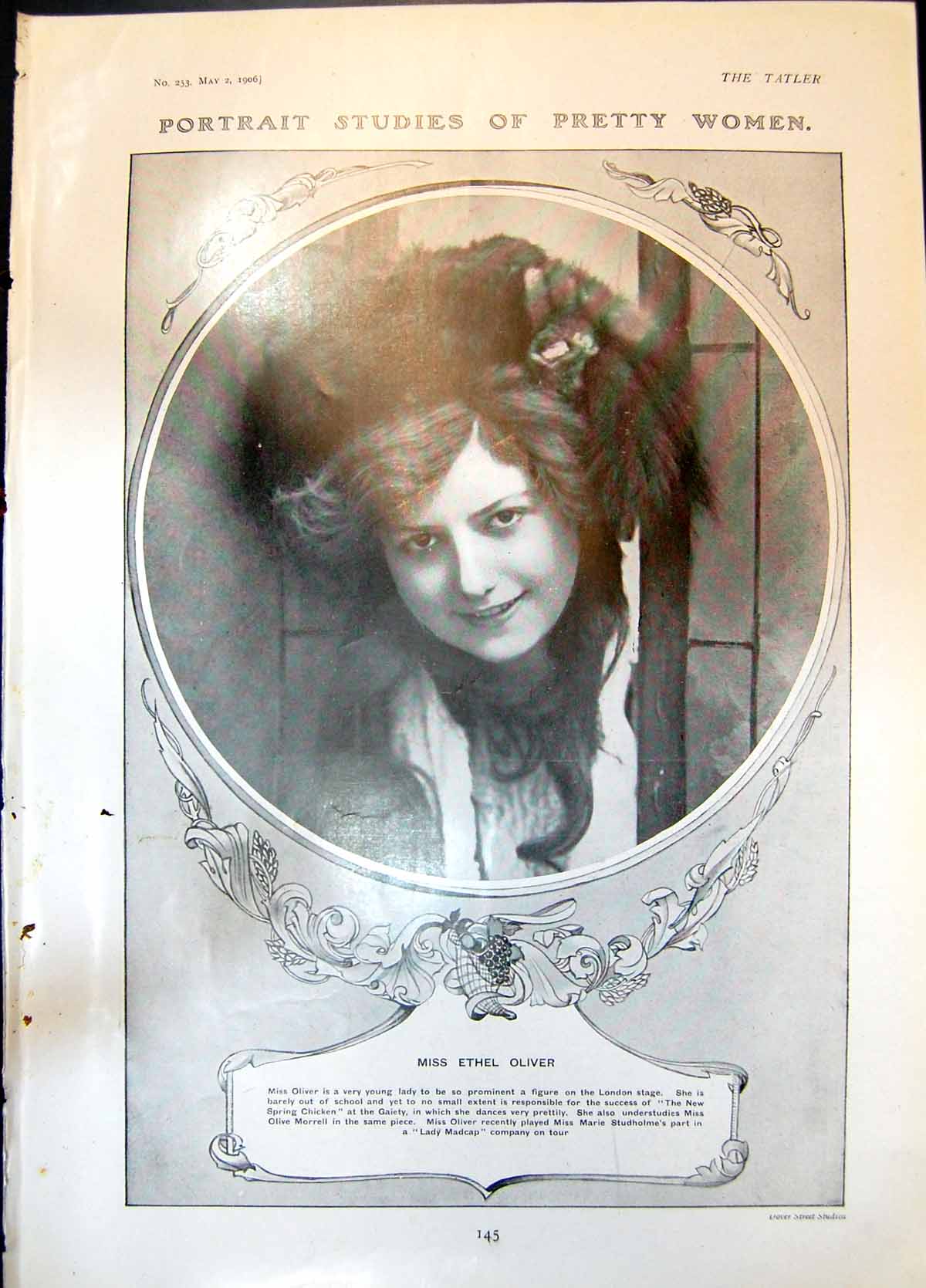 Old Ethel Oliver New Spring Chicken Gardening Notes C Pears Roll Lawn