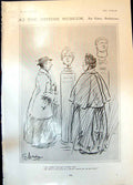 Antique Old Print British Museum Geo Belcher Broken Nose Difficult Catch 1906