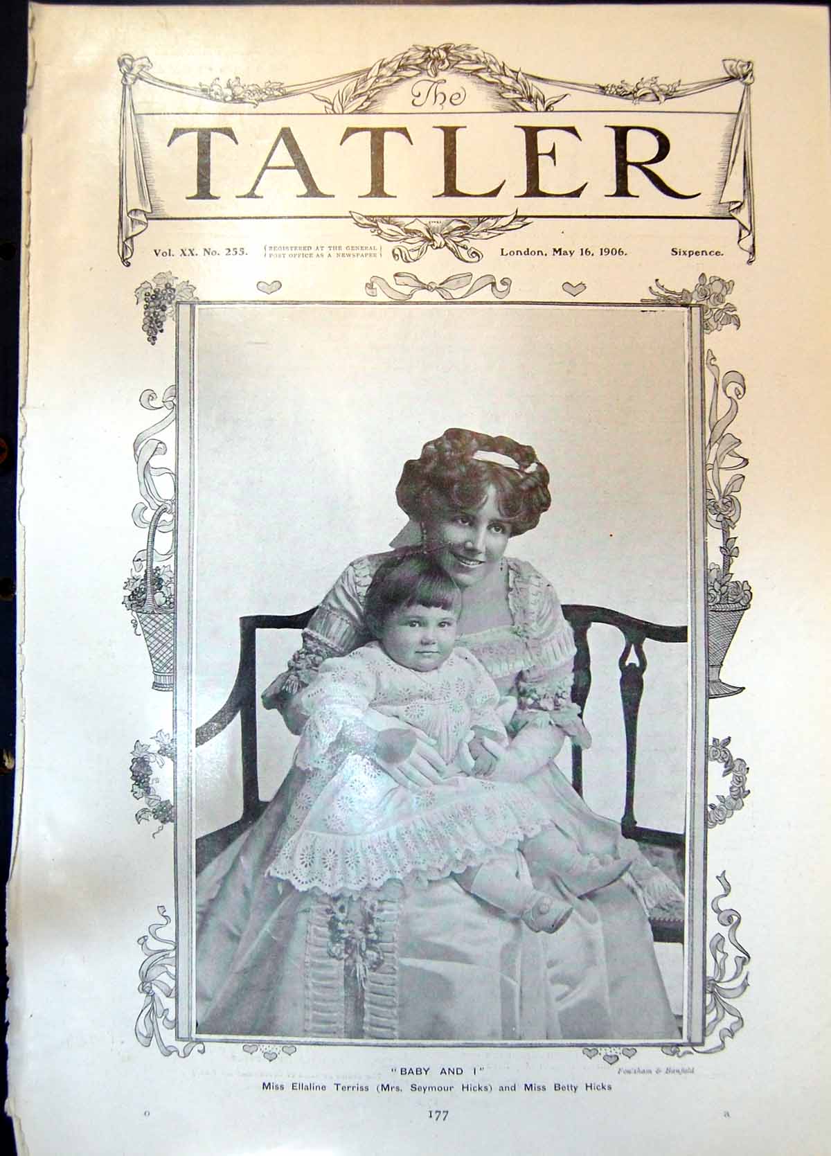 Old Ellaline Terriss Baby Betty Hicks Mdlle Muronoff Princess Greece 18th