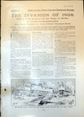Old British Fleet Vanguard General Questioner Outdone Couple Kiss 190 Victorian