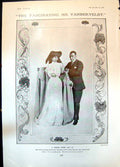 Old Print Fascinating Mr Vanderveldt Violet Vanbrugh Muriel Beaumont 1906 20th