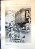 Old Bucolic Buffer Thomas Maybank Goose Girl Phil May Montreuil 1906 20th