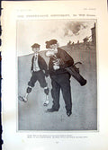 Antique Old Print Temperance Movement Will Owen Golf Ers Pie F Pegram 1906 20th