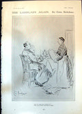 Antique Print Landlady Again George Belcher Hegg Not Done Soon Enough 1906 20th
