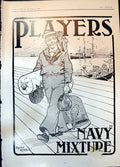 Antique Print Advert Players Navy Mixture Tobacco Sailor Monkey Parrot 1906