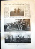 Old Bar Point To Point Races Horses R Gosling Parisian Diamond Co 190 20th