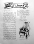 Antique Old Print Pictures Family Hogarth A Chair Lady ThornhillPages 1901