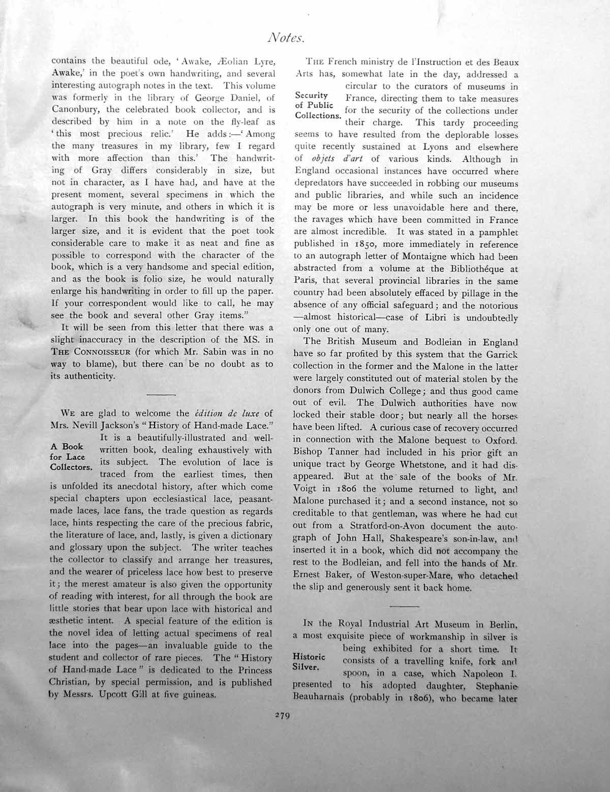 Old Book For Lace Collectors Security Public CollectionsPage 1901