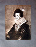 Old Antique Print Isabella De Bourbon Queen Spain 1St Wife Philip Iv 1901