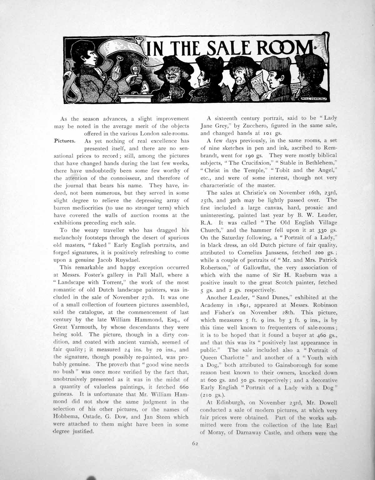 Antique Print Saleroom Pictures Prices Madame De Stael IngresPages 1902