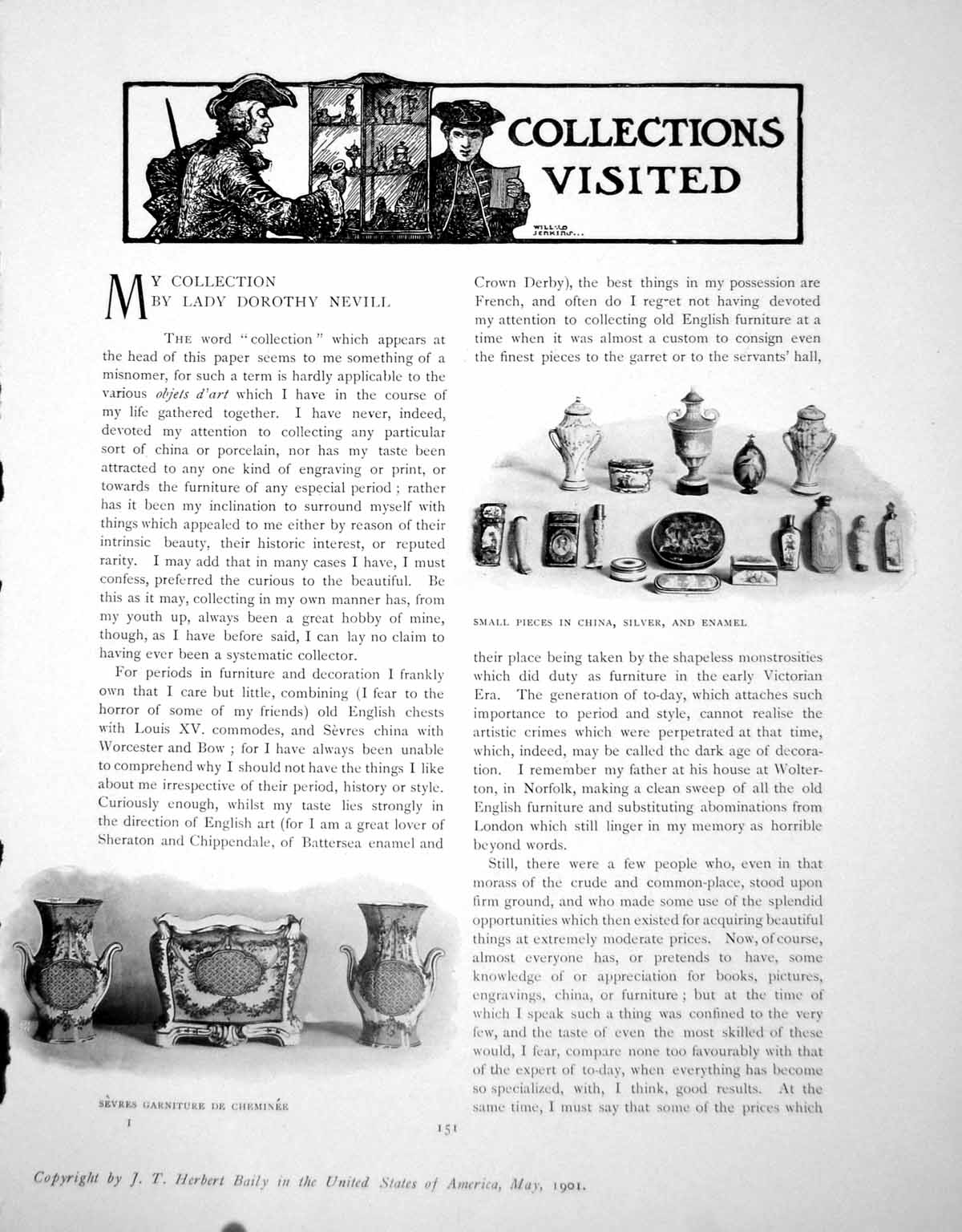 Old Lady Dorothy Nevill'S Collection Small Pieces ChinaPages 1902