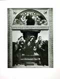 Original Old Antique Print La Madonna Di San' Antonio By Raffaelle Sanzio 1902