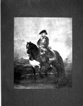 Antique Old Print Portrait Chales Iv Spain F Jose De Goya Y Lucientes 1902 20th