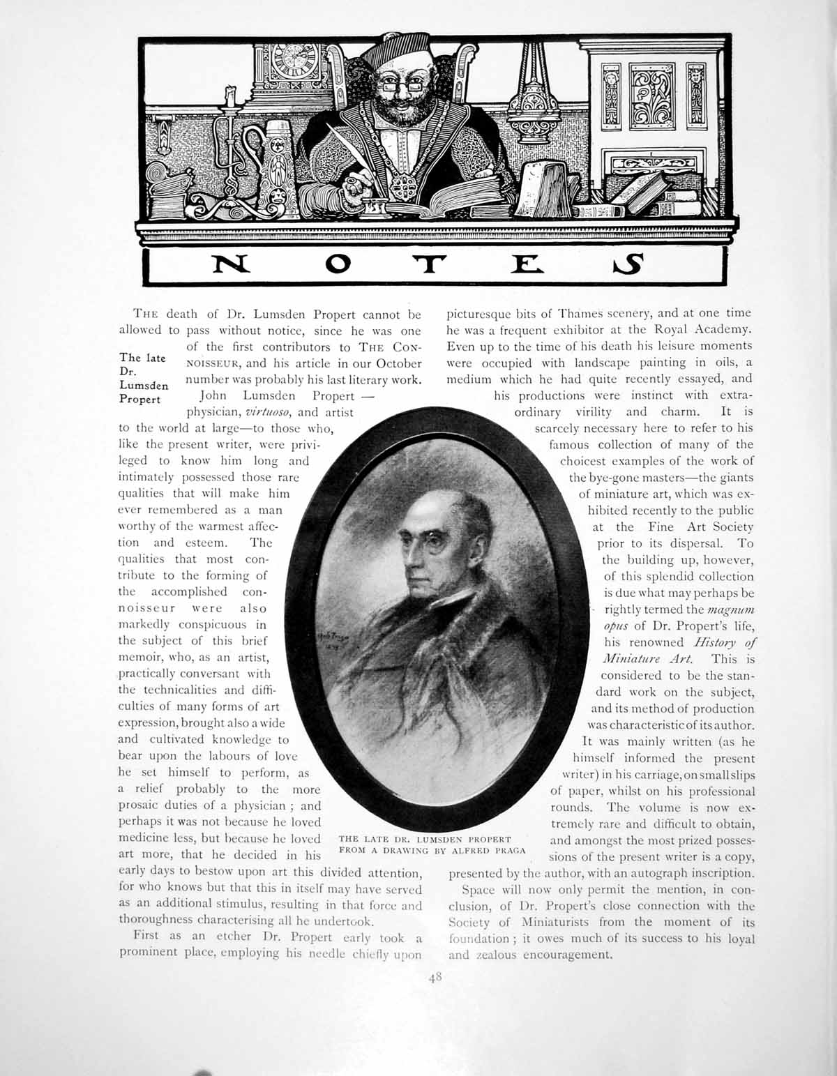 Antique Old Print Abbot'S Chair C16Th Hunting Horn Benin BronzePages 1902