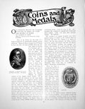 Antique Print Portrait Medals Plaques Silver De Passe Le BlondPages 1902