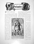 Old Antique Print Palimpsest Copper-Plates Statue Great ManPages 1902