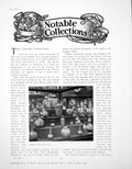 Antique Old Print The Garland Collection Powder Blue White AsterPages 1902