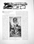 Old Print Bartolozzi Tickets Benefit Charitable InstitutionsPages 1902