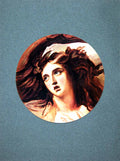 Old Antique Print Emma Hart Lady Hamilton George Romney Nat Gallery 1902 20th