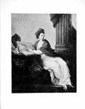 Original Old Antique Print Margaret Countess Lucan Angelica Kauffman 1902 20th