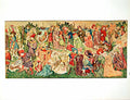 Old Antique Print The First Restored Panel The Hardwicke Tapestries 1902 20th