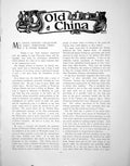 Old Print Mr Dyson Perrins' Collection Early Worcester ChinaPages 1902