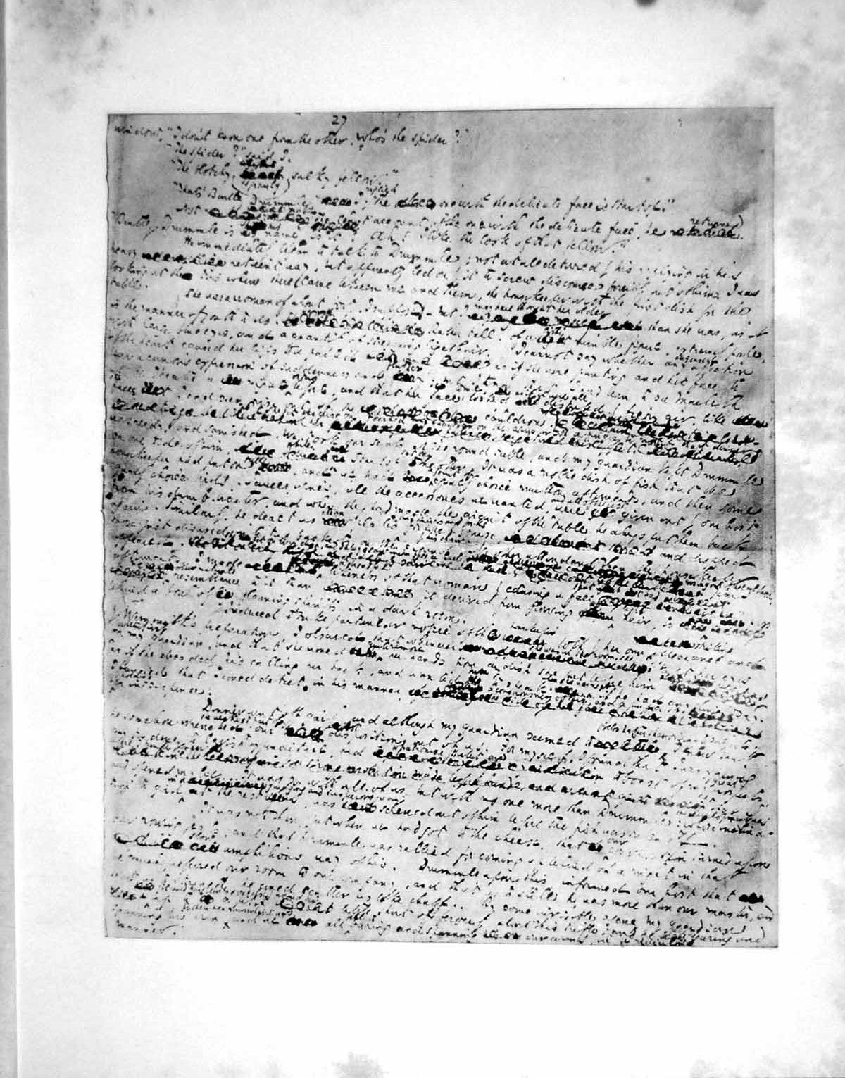 Antique Print Fac-Simile Page Dickens'S Manuscript Great Expectations 1902 20th