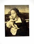Antique Old Print Virgin And Child Quentin Matsys Huybrechts Collection 1902