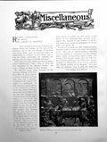 Old Print Recent Literature On Siena Herod'S Feast CathedralPages 1903