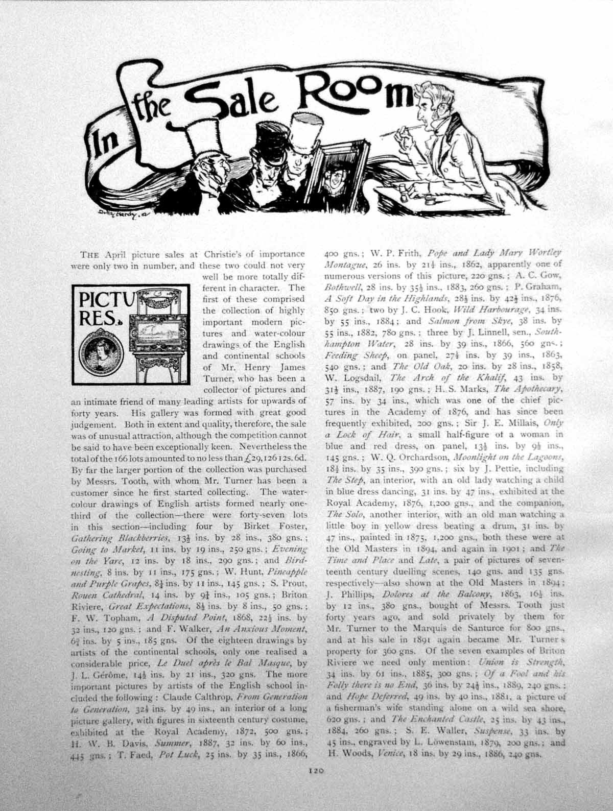 Antique Print Sale Room Pictures Venus Mars Porcelain PotteryPages 1903