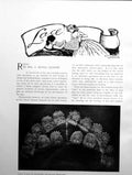 Antique Old Print Lace Ruffs Point Gotico On Upstanding CollarPages 1903