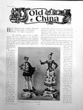 Old Print Bow Chelsea Derby Figures Collection Francis HowsePages 1903