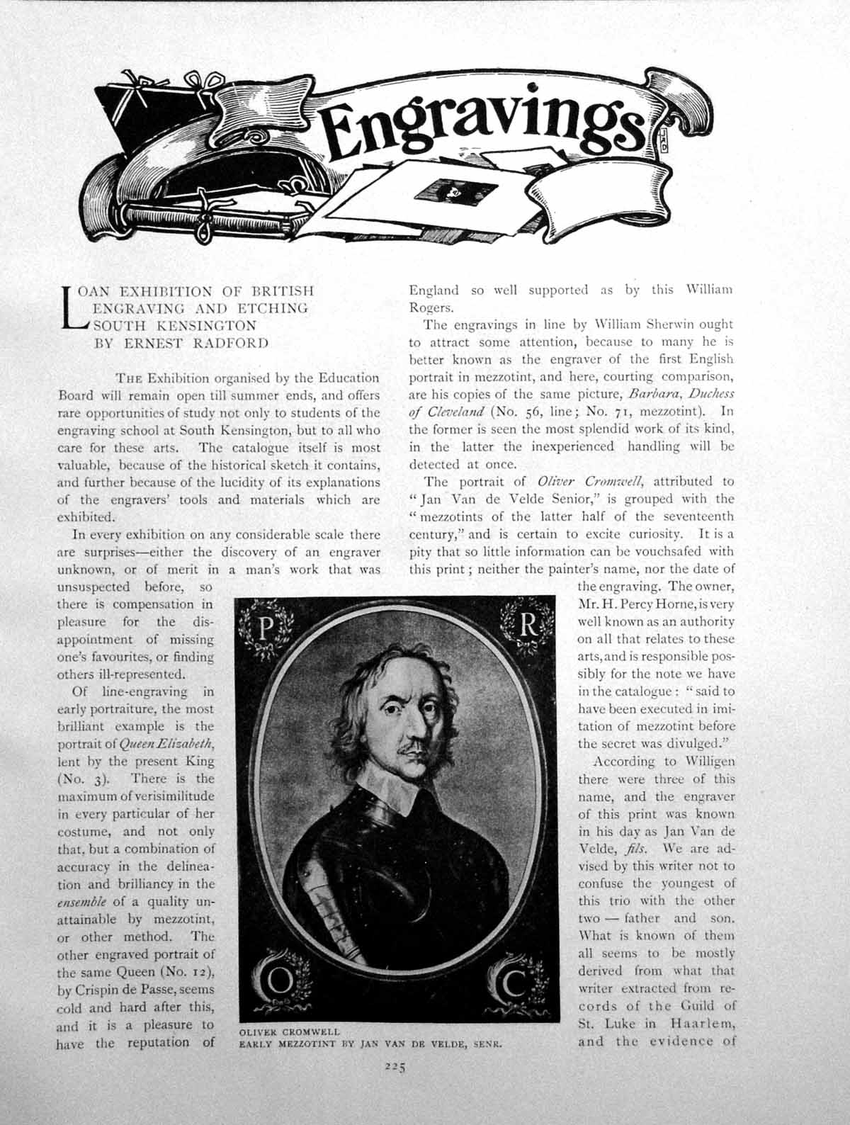 Old Print Exhibition British Engraving Etching S KensingtonPages 1903