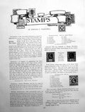 Antique Print Stamps Notable New Issues Ceylon Hong Kong Badges 1Page 1903