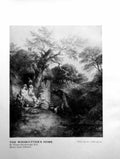 Old Antique Print The Woodcutter'S Home Thomas Gainsborough Family 1903 20th