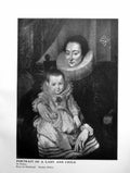Antique Print Portrait A Lady And Child By Rubens Photo By Hanfstangl 1903 20th