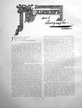 Antique Old Print Manuscripts And Autographs C15Th Sporting DogsPages 1904