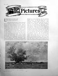 Antique Old Print Landscape In England Fen Country J AumonierPages 1904